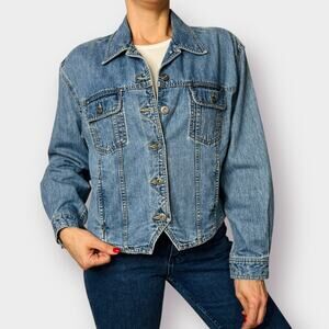 Y2K Liz Claiborne Denim‎ Jacket size M